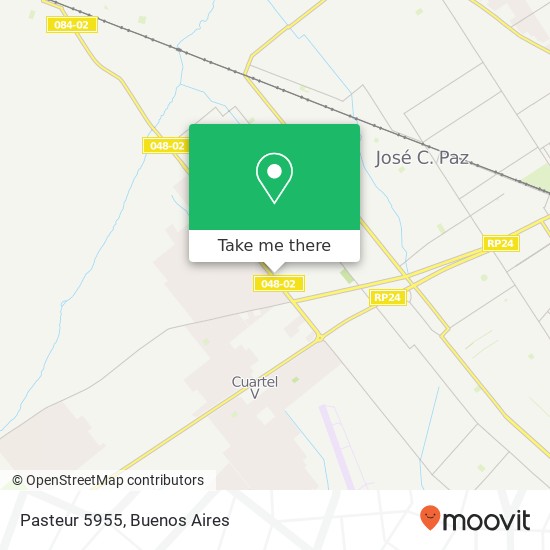 Pasteur 5955 map
