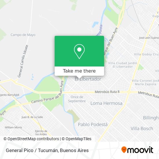 General Pico / Tucumán map