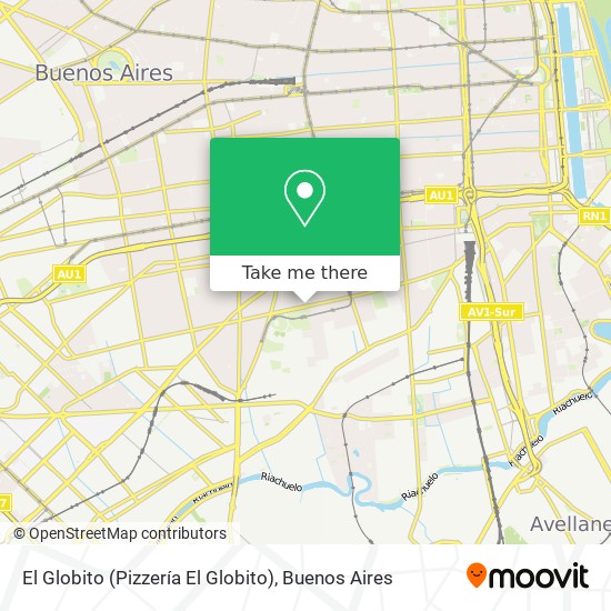 El Globito (Pizzería El Globito) map