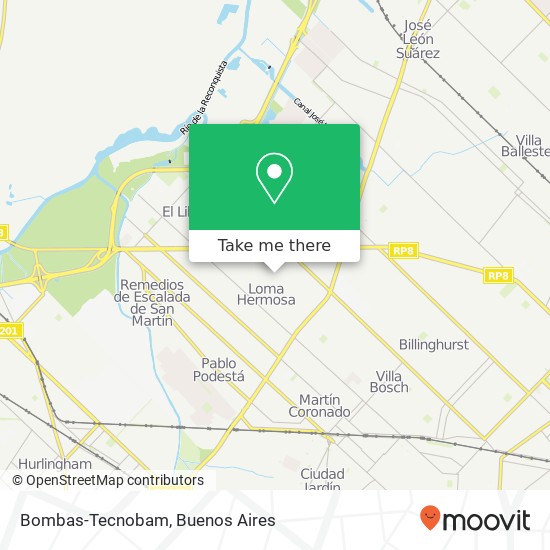 Bombas-Tecnobam map