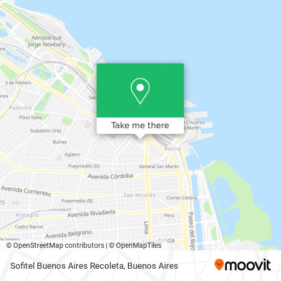Sofitel Buenos Aires Recoleta map