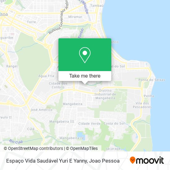 Espaço Vida Saudável Yuri E Yanny map