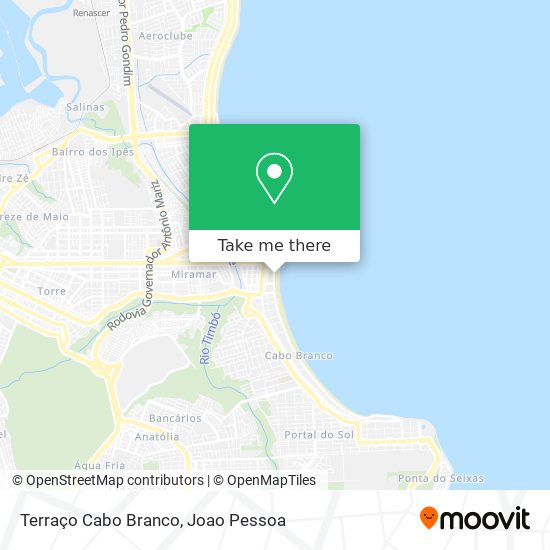 Terraço Cabo Branco map