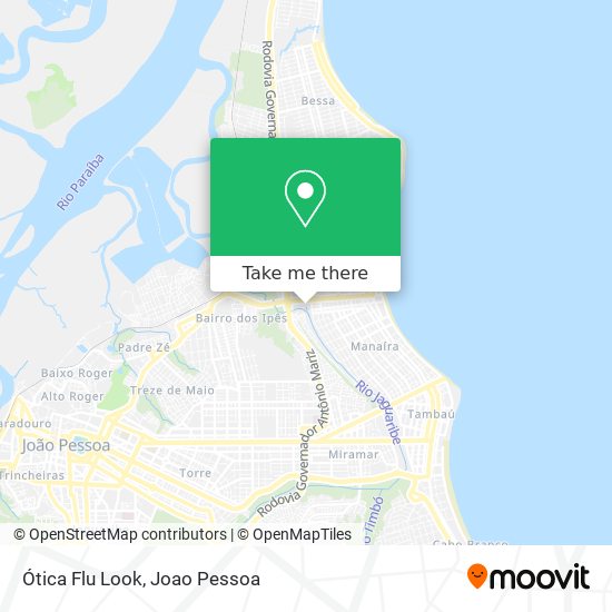 Ótica Flu Look map