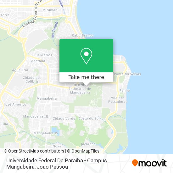 Universidade Federal Da Paraíba - Campus Mangabeira map