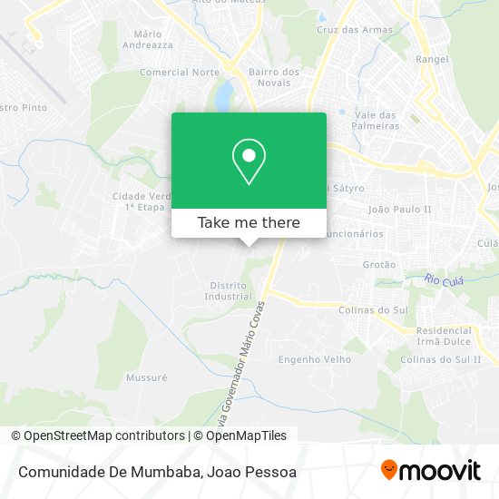 Comunidade De Mumbaba map