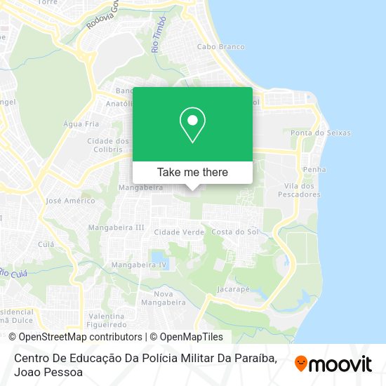 Centro De Educação Da Polícia Militar Da Paraíba map