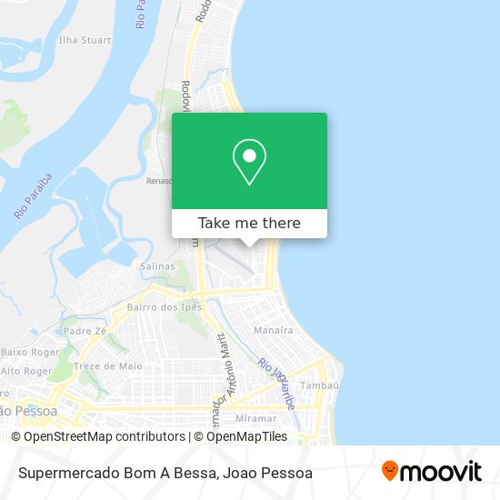 Mapa Supermercado Bom A Bessa