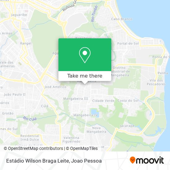 Estádio Wilson Braga Leite map