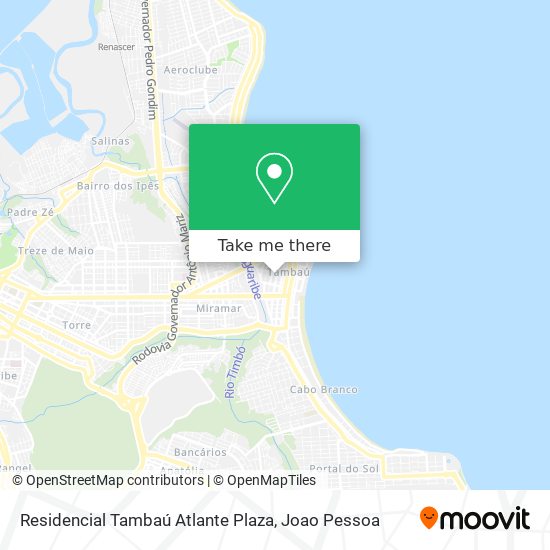 Residencial Tambaú Atlante Plaza map