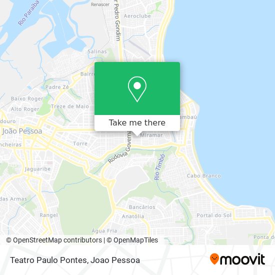 Teatro Paulo Pontes map