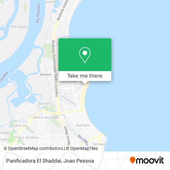 Panificadora El Shaddai map