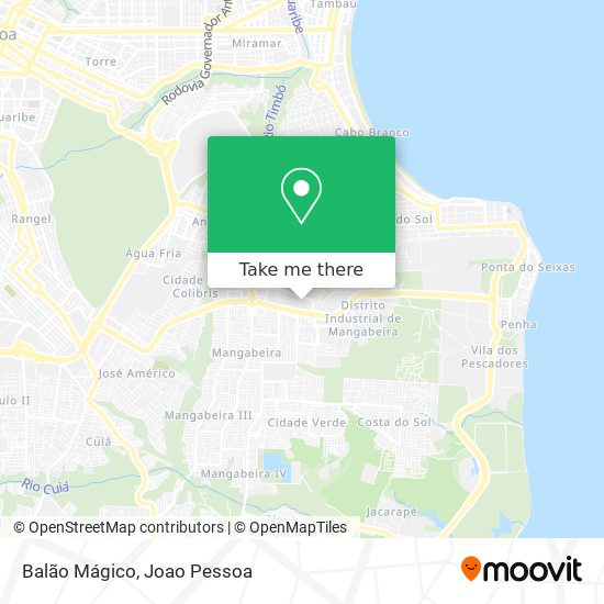Balão Mágico map