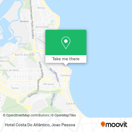 Hotel Costa Do Atlântico map