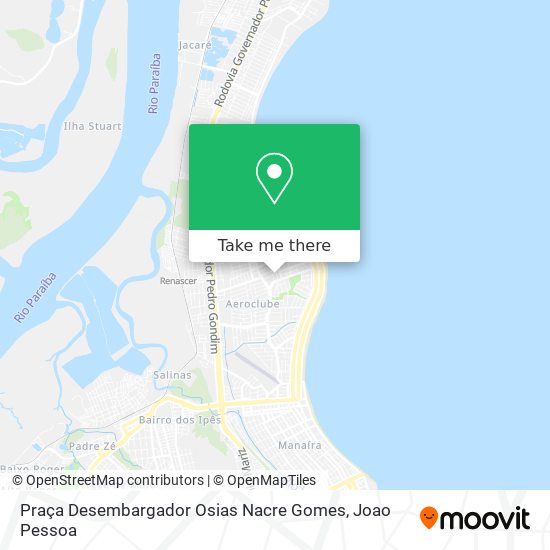 Praça Desembargador Osias Nacre Gomes map