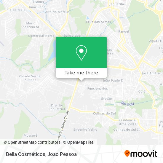 Bella Cosméticos map