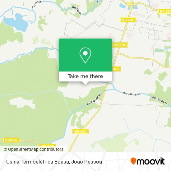 Usina Termoelétrica Epasa map