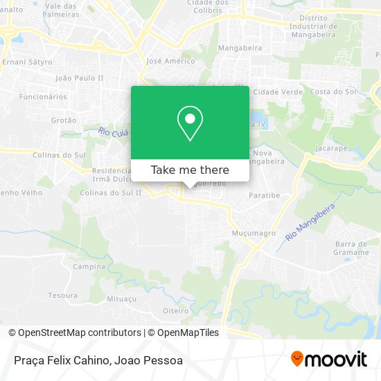 Praça Felix Cahino map