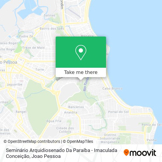 Seminário Arquidiosenado Da Paraíba - Imaculada Conceição map