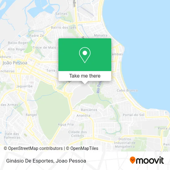 Ginásio De Esportes map