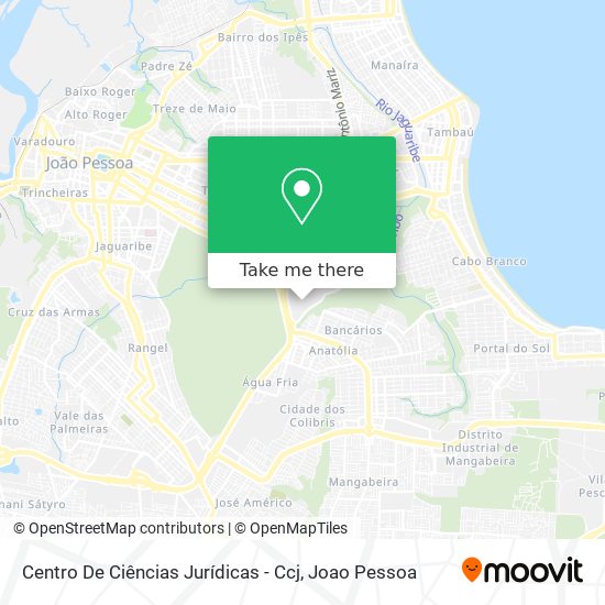 Centro De Ciências Jurídicas - Ccj map