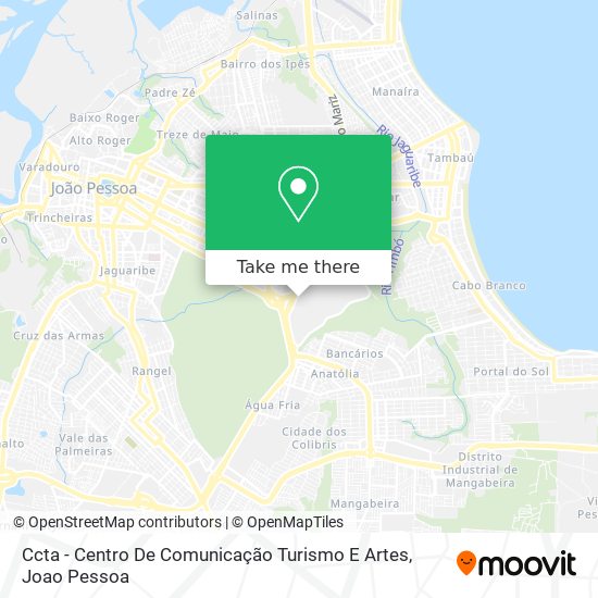 Ccta - Centro De Comunicação Turismo E Artes map