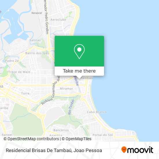 Mapa Residencial Brisas De Tambaú