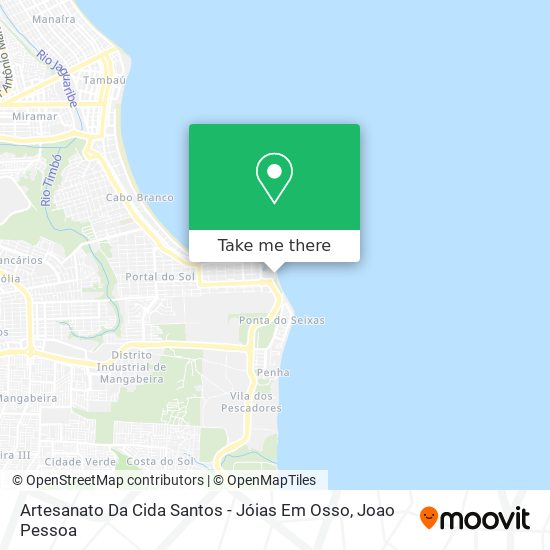 Artesanato Da Cida Santos - Jóias Em Osso map