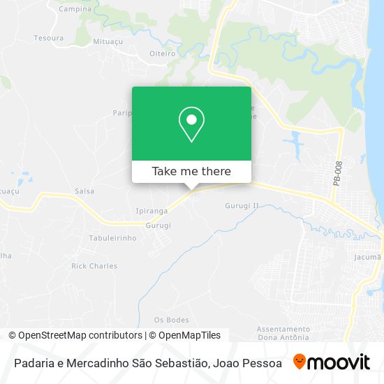 Padaria e Mercadinho São Sebastião map