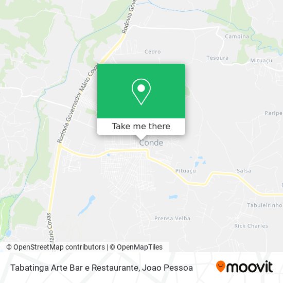 Tabatinga Arte Bar e Restaurante map
