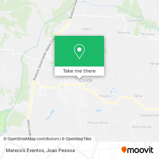 Mareco's Eventos map