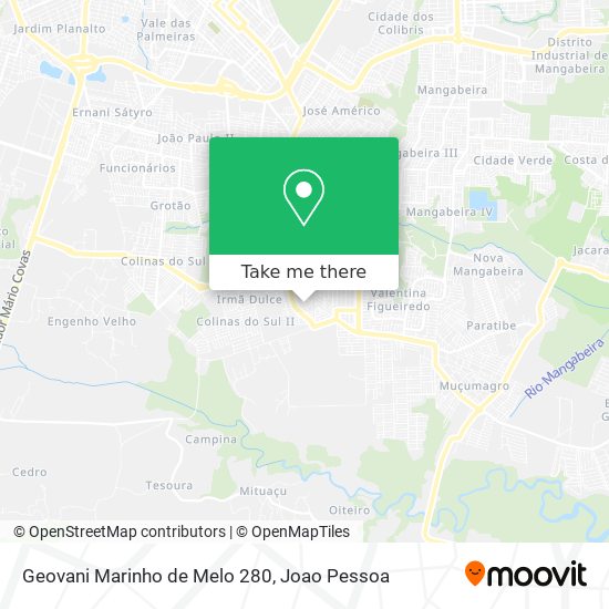 Geovani Marinho de Melo 280 map