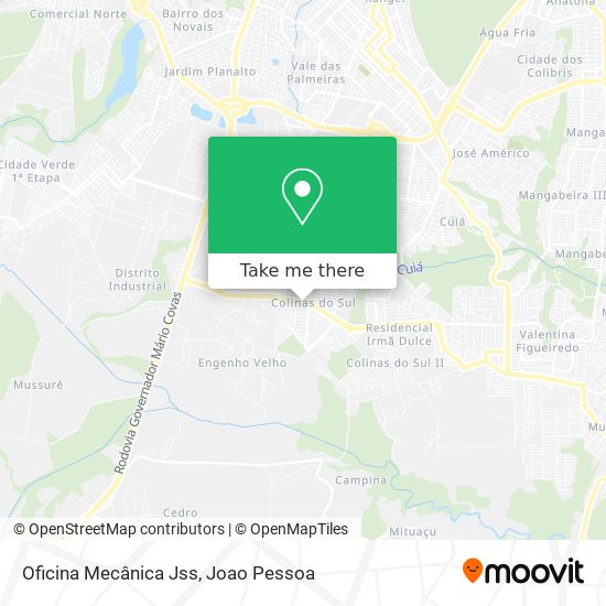 Oficina Mecânica Jss map