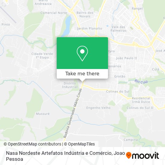 Nasa Nordeste Artefatos Indústria e Comércio map