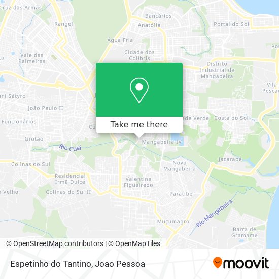 Espetinho do Tantino map