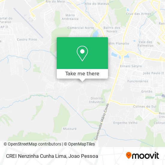 CREI Nenzinha Cunha Lima map