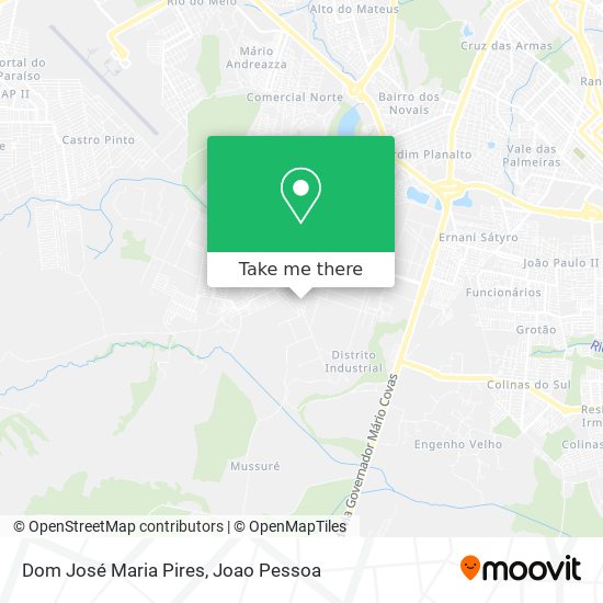Dom José Maria Pires map
