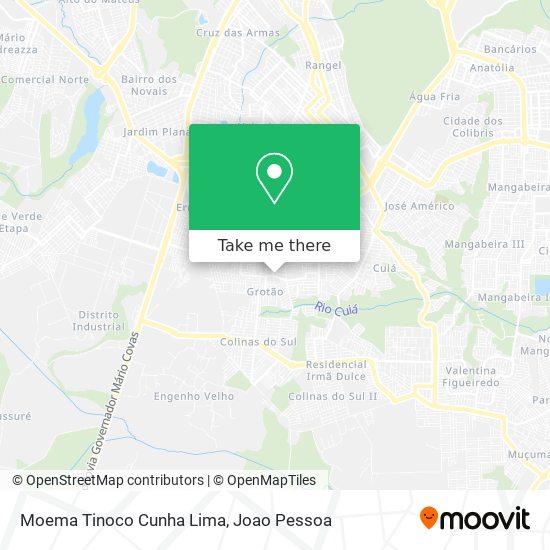 Moema Tinoco Cunha Lima map