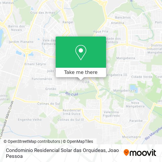 Condominio Residencial Solar das Orquideas map