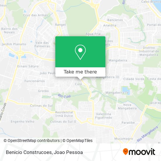 Benicio Construcoes map
