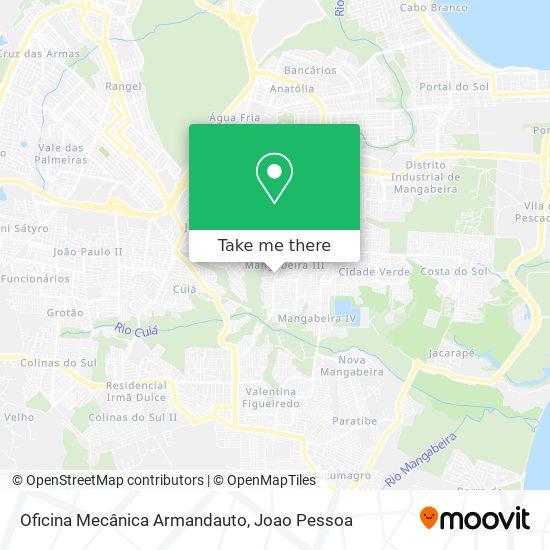 Oficina Mecânica Armandauto map