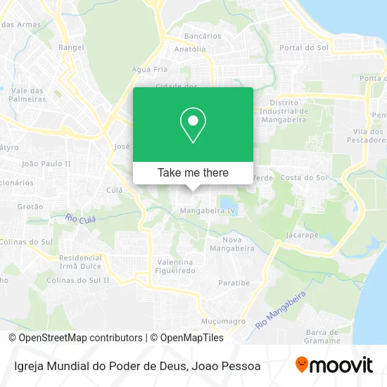 Igreja Mundial do Poder de Deus map