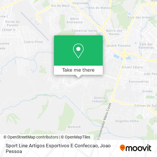 Sport Line Artigos Esportivos E Confeccao map