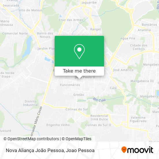 Nova Aliança João Pessoa map