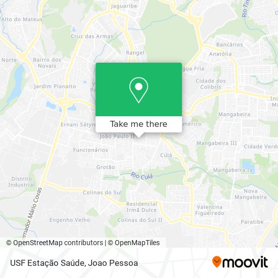 USF Estação Saúde map