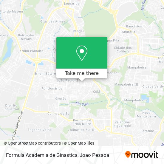 Formula Academia de Ginastica map