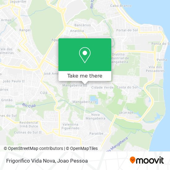 Frigorífico Vida Nova map
