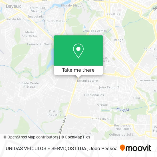 UNIDAS VEÍCULOS E SERVIÇOS LTDA. map
