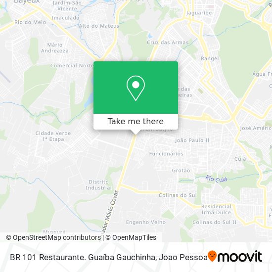 BR 101 Restaurante. Guaíba Gauchinha map