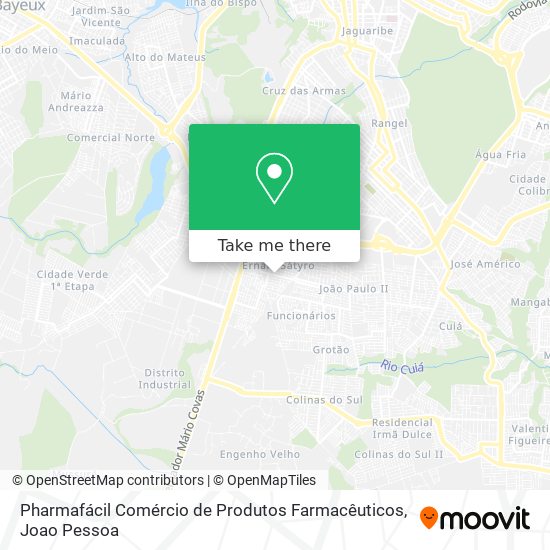 Mapa Pharmafácil Comércio de Produtos Farmacêuticos